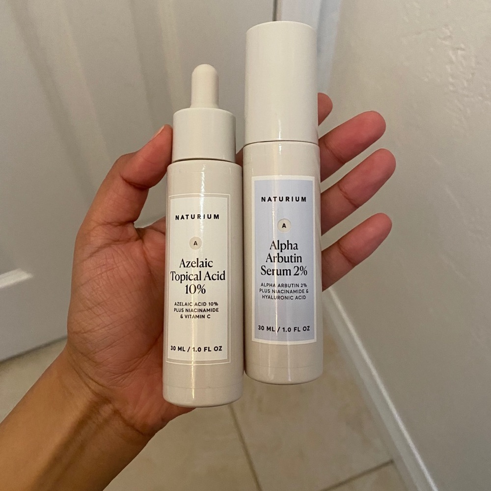 Naturium Alpha Arbutin + Azelaic Acid Serums